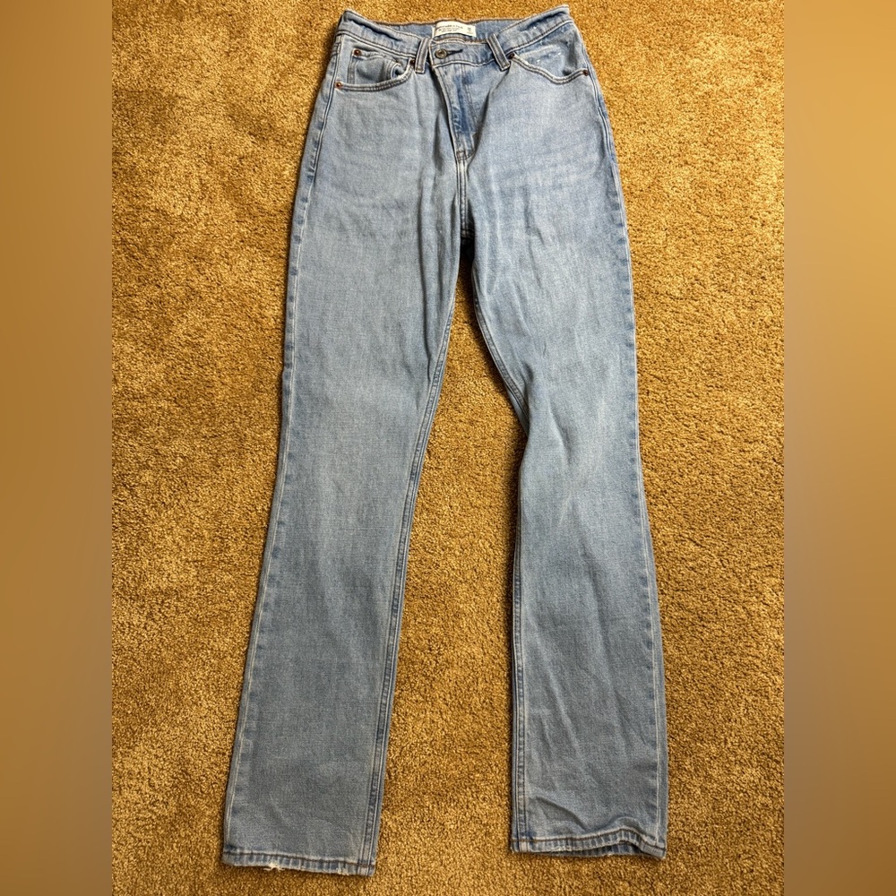 Abercrombie & fitch 90s slim straight ultra high rise jeans 2R